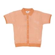Polo Shirt Obey , Orange , Heren