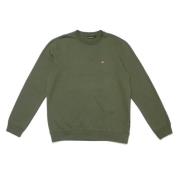 Groene Crewneck Sweatshirt Napapijri , Green , Heren