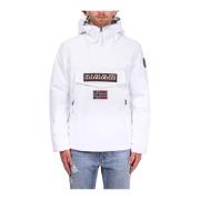 Regenwoud Pocket Winter Anorak Jacket Napapijri , White , Heren