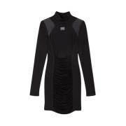 Korte jurken voor vrouwen Versace Jeans Couture , Black , Dames