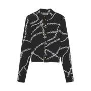 Zwarte Ketting - Elegante Lichtgewicht Damesjas Versace Jeans Couture ...