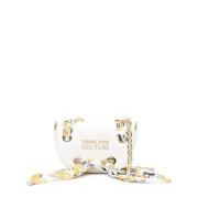 Witte Ss23 Dames Schoudertas Versace Jeans Couture , White , Dames