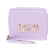 Portemonnee met logo Versace Jeans Couture , Purple , Dames