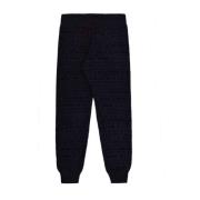 Tone-on-Tone Logo Sweatpants voor Heren Versace Jeans Couture , Black ...