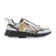 Witte Heren Sneakers met Barokprint - Maat 42 Versace Jeans Couture , ...