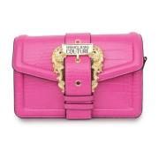 Roze Polyester Cross Body Tas Versace Jeans Couture , Pink , Dames