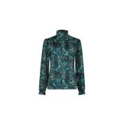 PrintMini Jazz Turtleneck Top Fabienne Chapot , Green , Dames