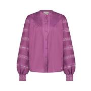 Vreni Blouse met Borduurwerk Fabienne Chapot , Purple , Dames