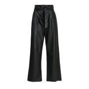 Encounter Imitatieleren Broek Essentiel Antwerp , Black , Dames