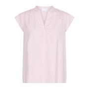 Roze Sorbet Linnen Blouse Levete Room , Pink , Dames