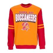 NFL All Over Crew Sweatshirt Mitchell & Ness , Orange , Heren