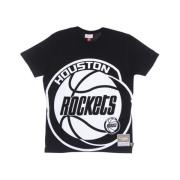 t-shirt Mitchell & Ness , Black , Heren