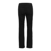 Straight Leg Jeans Zwart Diep Kaffe , Black , Dames