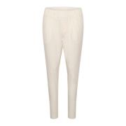 Slim-fit Trousers Kaffe , White , Dames