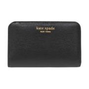 Leather wallet Kate Spade , Black , Dames