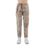 Trousers White Sand , Beige , Dames