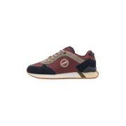 Bordeaux Platte Sneakers Colmar , Red , Heren