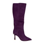 Leren Hoge Laarzenjes met puntige neuzen Alma EN Pena , Purple , Dames