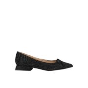 Leren Ballerina Ballerina met Strass Steentjes Alma EN Pena , Black , ...