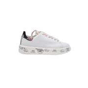 Hoge kwaliteit platte sneakers voor vrouwen Premiata , White , Dames