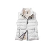 Lichtgewicht Nylon Puffer Vest Blauer , White , Dames