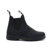 Leren Crepe Laars Blundstone , Blue , Dames