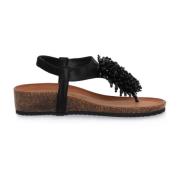 Flat Sandals Igi&Co , Black , Dames