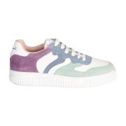 Contrast Lage Sneakers Voile Blanche , Multicolor , Dames