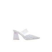 Heeled Mules Ras , Gray , Dames