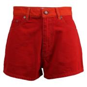 Short Shorts Ganni , Red , Dames