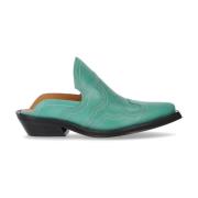 Loafers Ganni , Green , Dames