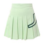 Groene Rok met Knoop- en Ritssluiting J.Lindeberg , Green , Dames