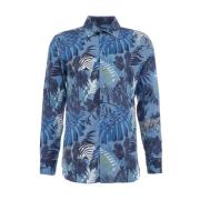 Normaal Overhemd Etro , Blue , Heren