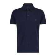 Polo Shirt met Logo Borduursel Etro , Blue , Heren