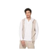 Mouwloze Sweatshirt Brunello Cucinelli , Beige , Heren