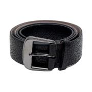 Glamoureus Leren Riem Brunello Cucinelli , Black , Dames