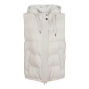Nylon Vest: Warme en stijlvolle buitenkleding Brunello Cucinelli , Bei...