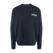 Sweatshirt Ermenegildo Zegna , Blue , Heren