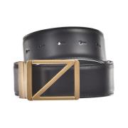 Belts Ermenegildo Zegna , Black , Heren