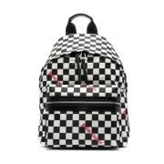 Damier Check Logo Rugzak Palm Angels , Black , Heren