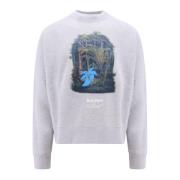 Bosjacht Sweatshirt Palm Angels , Gray , Heren