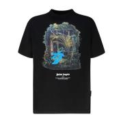 Jungle Print T-Shirt Palm Angels , Black , Heren