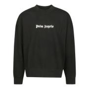 Urban Logo Sweatshirt Palm Angels , Black , Heren