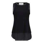 Mouwloze Jersey Top Joseph Ribkoff , Black , Dames