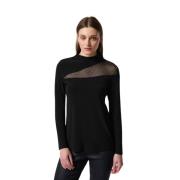 Stijlvolle longsleeve top Joseph Ribkoff , Black , Dames