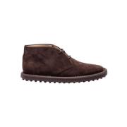 Bruine Leren Veterschoenen - Polaako Ideal Tod's , Brown , Heren