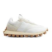 Leren en suède sneakers Tod's , White , Heren