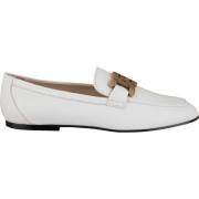 Suède Loafers Tod's , White , Dames