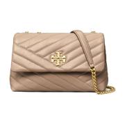 Chevron Kleine Schoudertas Tory Burch , Gray , Dames