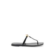 Jelly Thong Slides voor de zomer Tory Burch , Black , Dames